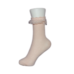 Girls socks with dantel -11957